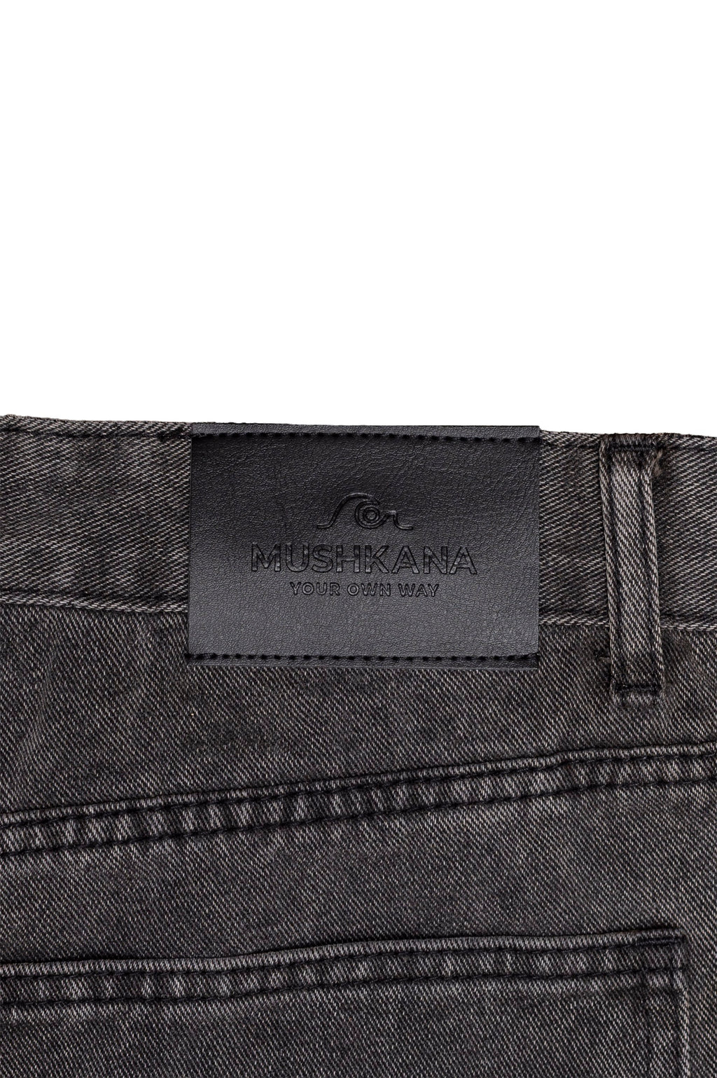 Jean Gris Lavado Corte Chill - detalle 6