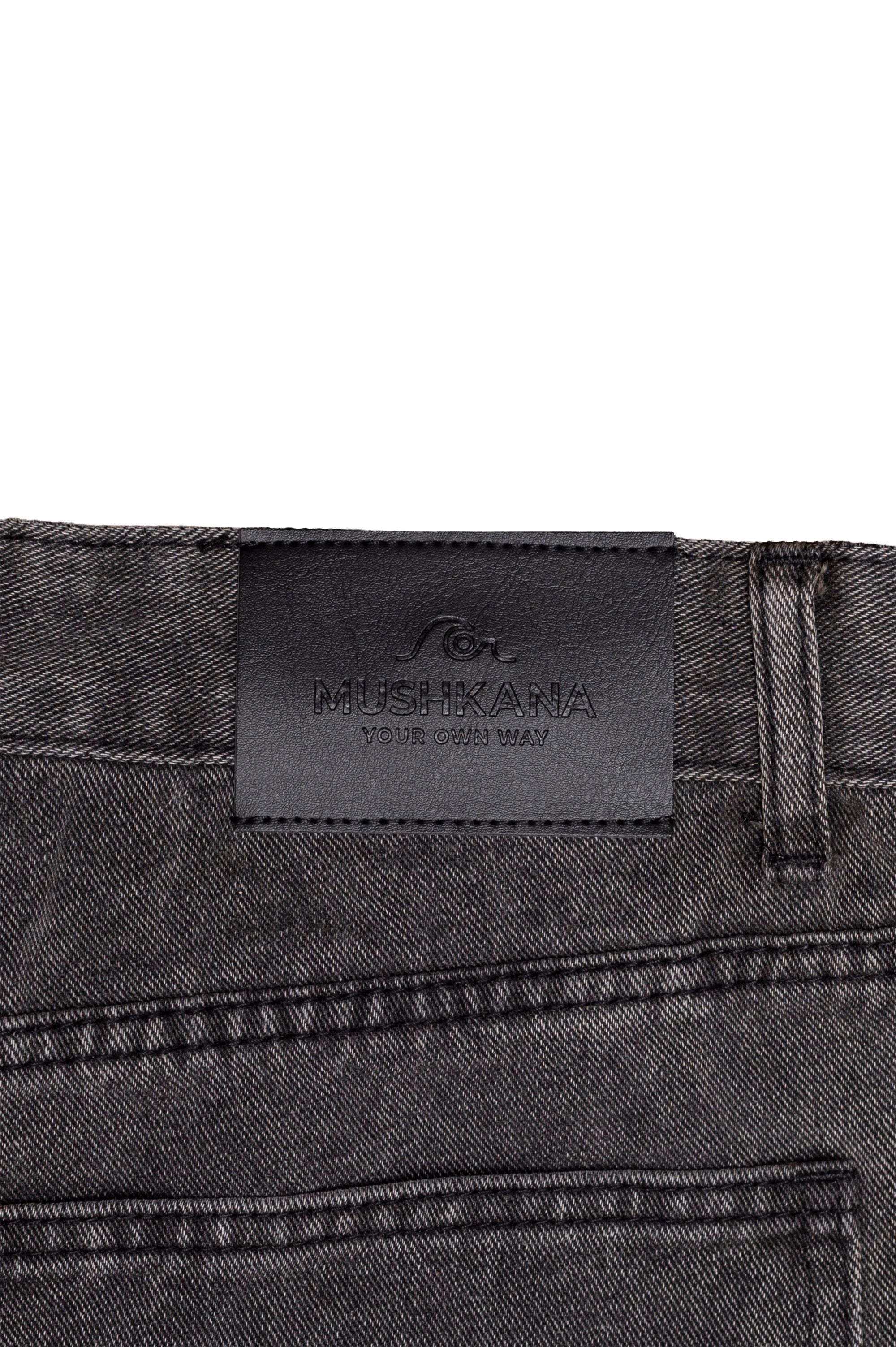 Jean Gris Lavado Corte Chill - detalle 6