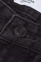 Jean Negro Lavado Corte Chill - detalle 7