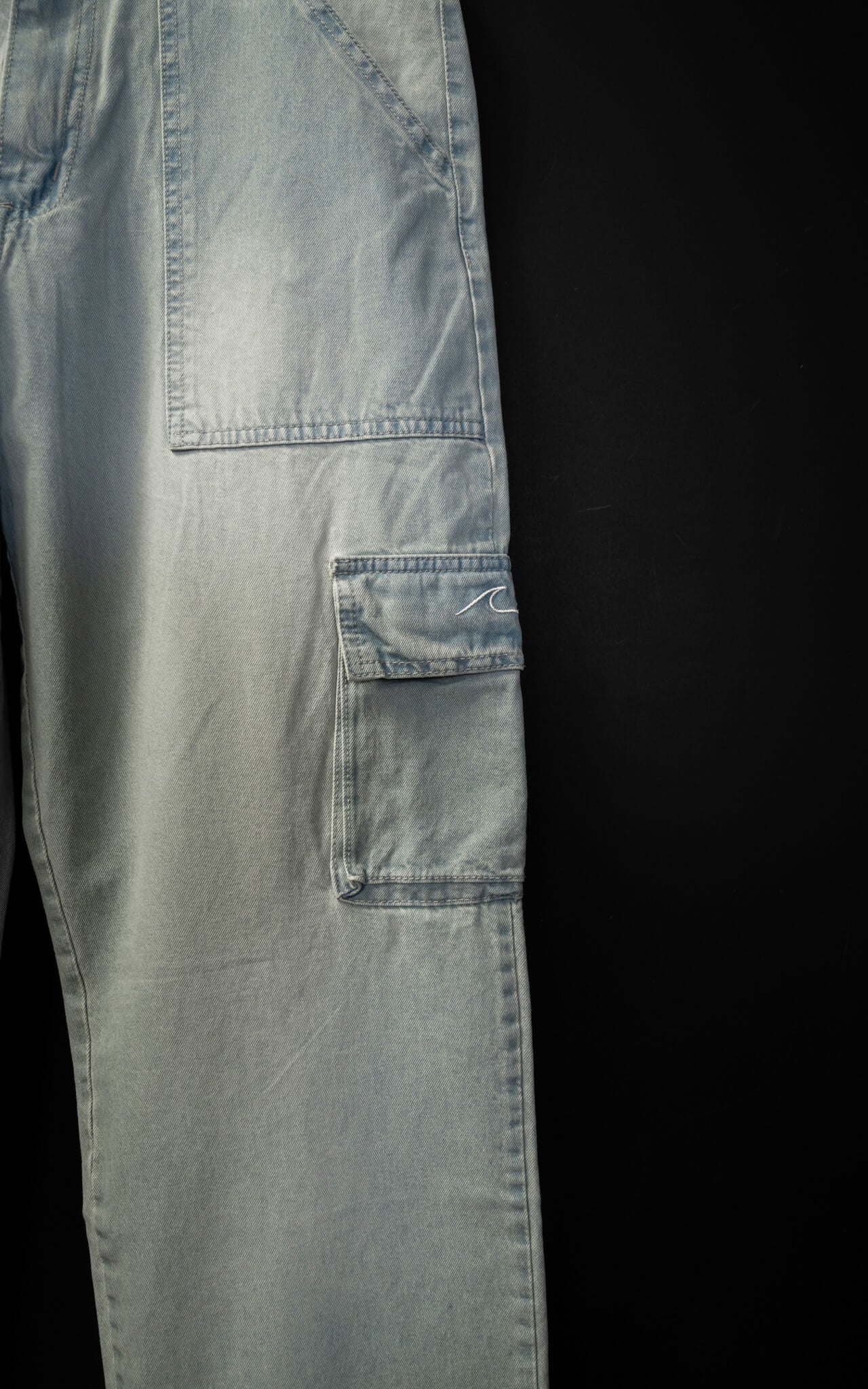 Pantalón Cargo Denim Light