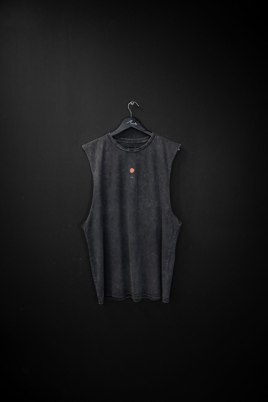 Musculosa Humahuaca Black Washed