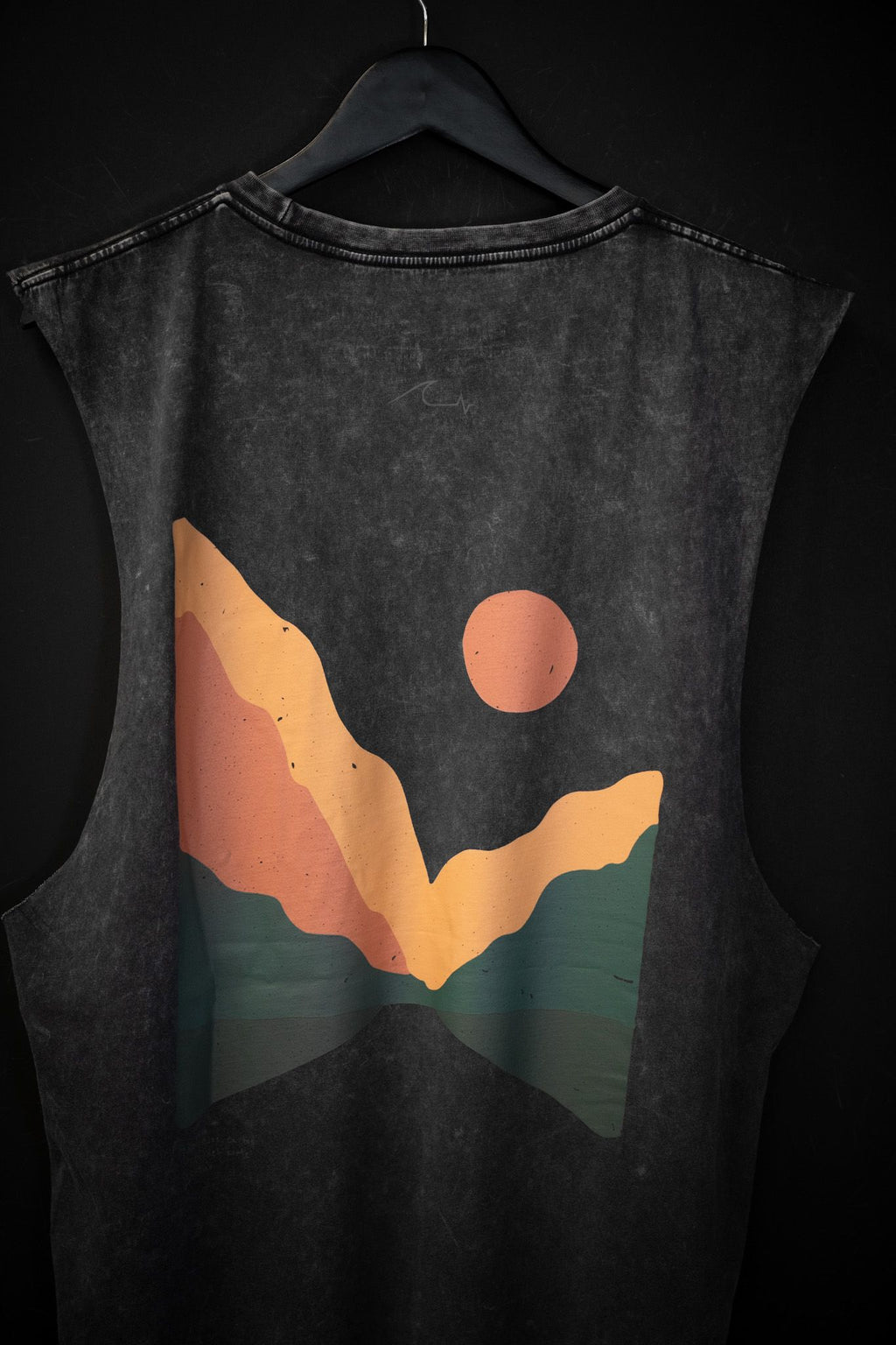Musculosa Humahuaca Black Washed