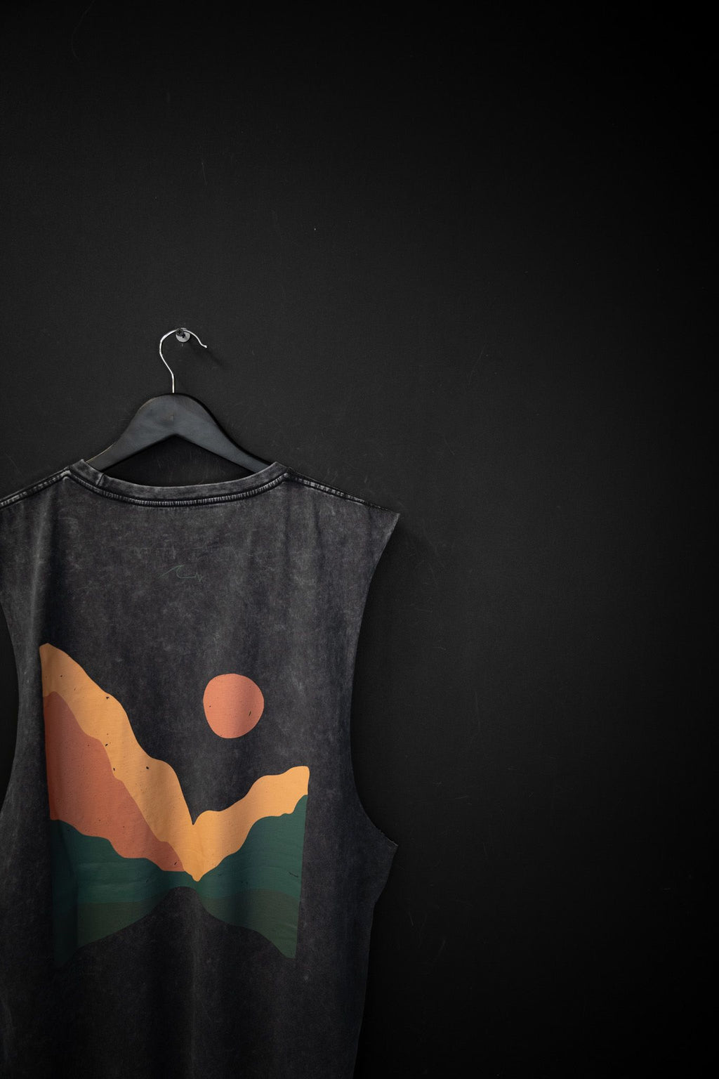 Musculosa Humahuaca Black Washed