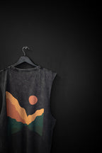 Musculosa Humahuaca Black Washed