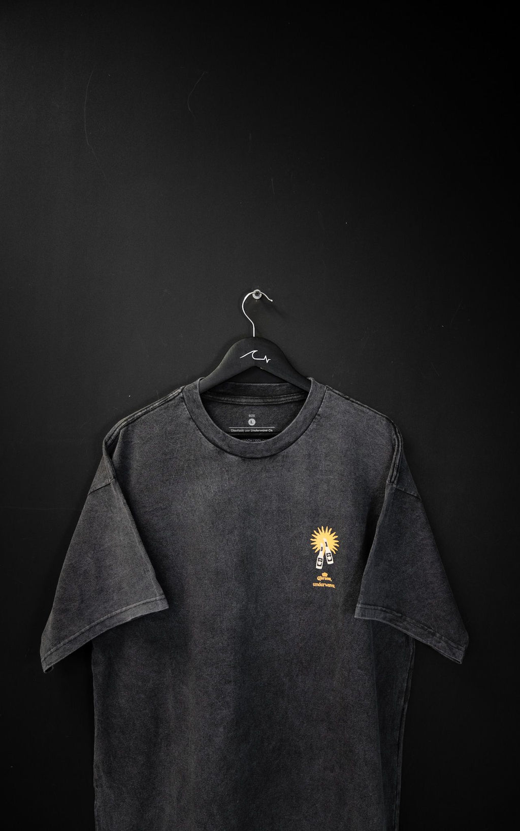 Remera Oversize Sunset Corona Festival Washed de