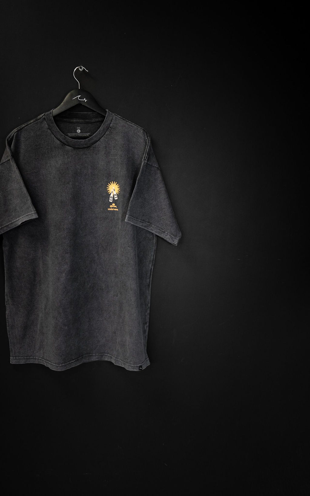 Remera Oversize Sunset Corona Festival Washed de