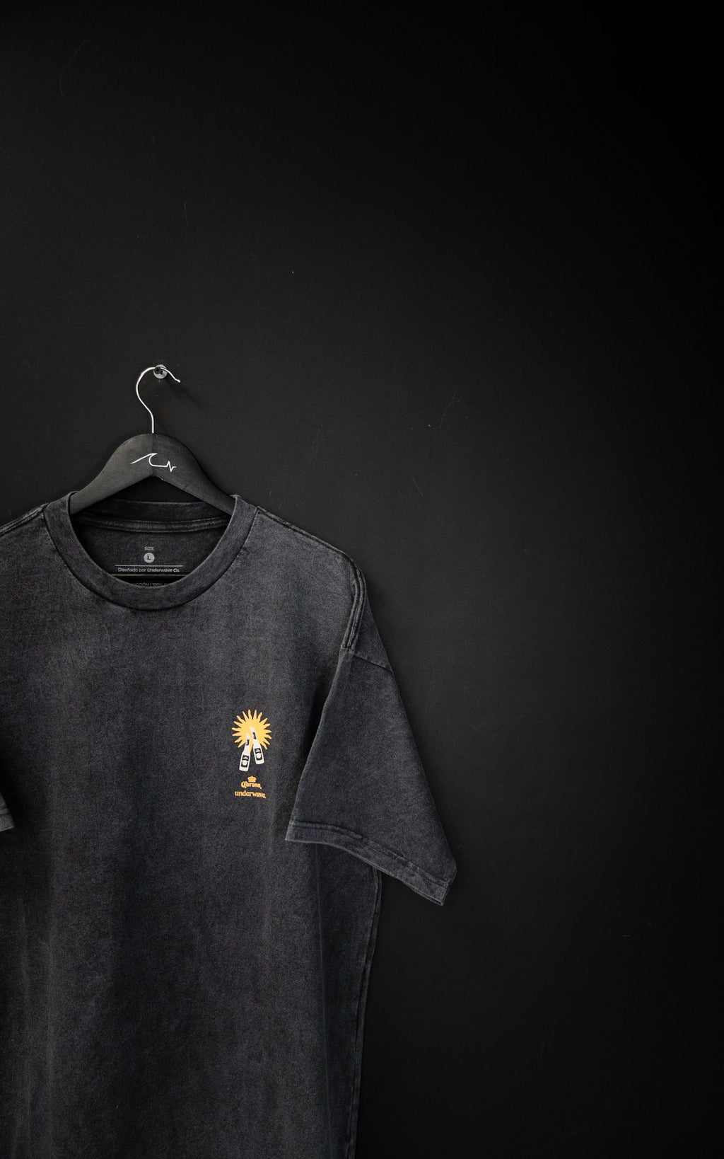 Remera Oversize Sunset Corona Festival Washed de