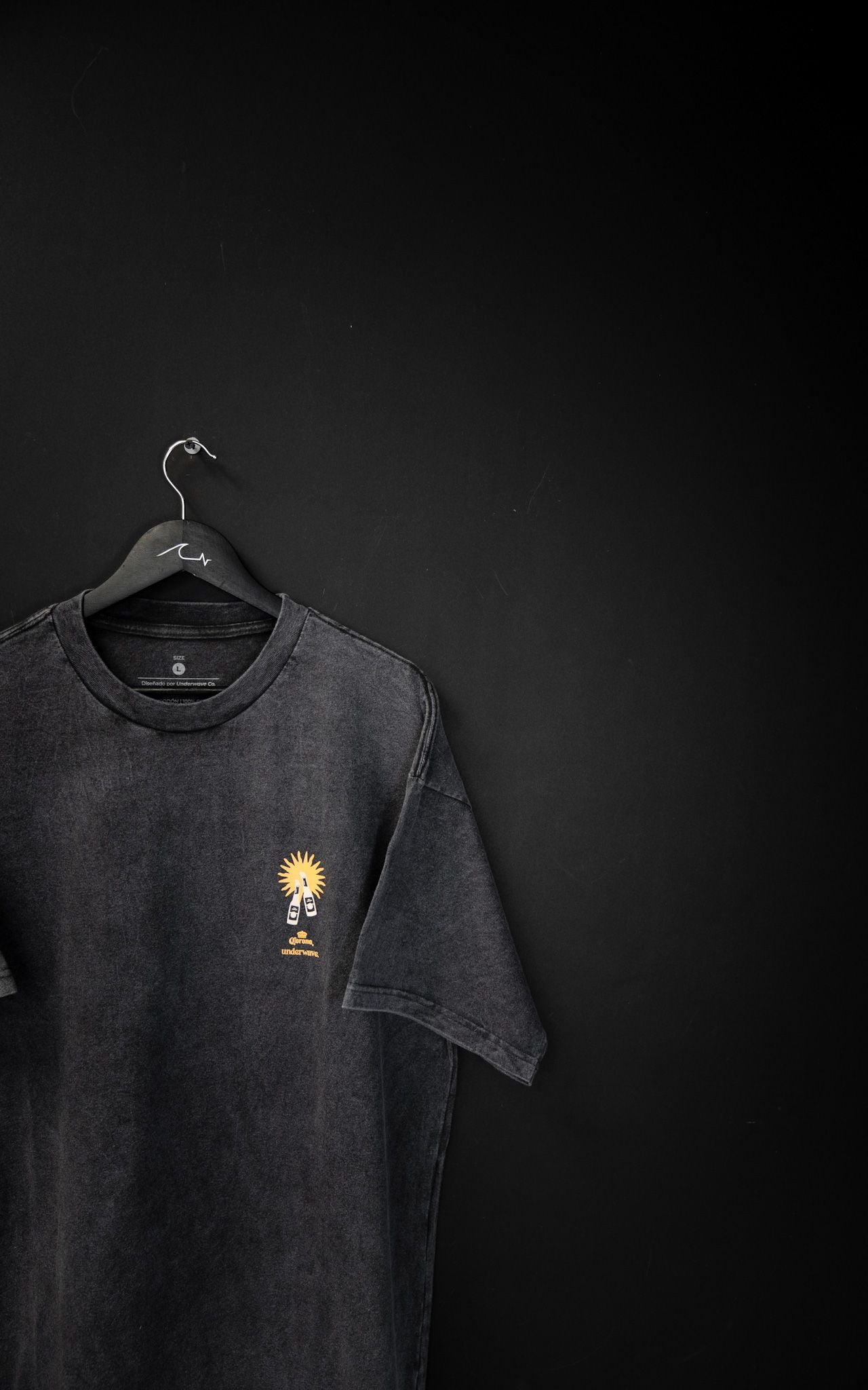 Remera Oversize Sunset Corona Festival Washed de