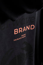 Hoodie Cangrejo Black Washed
