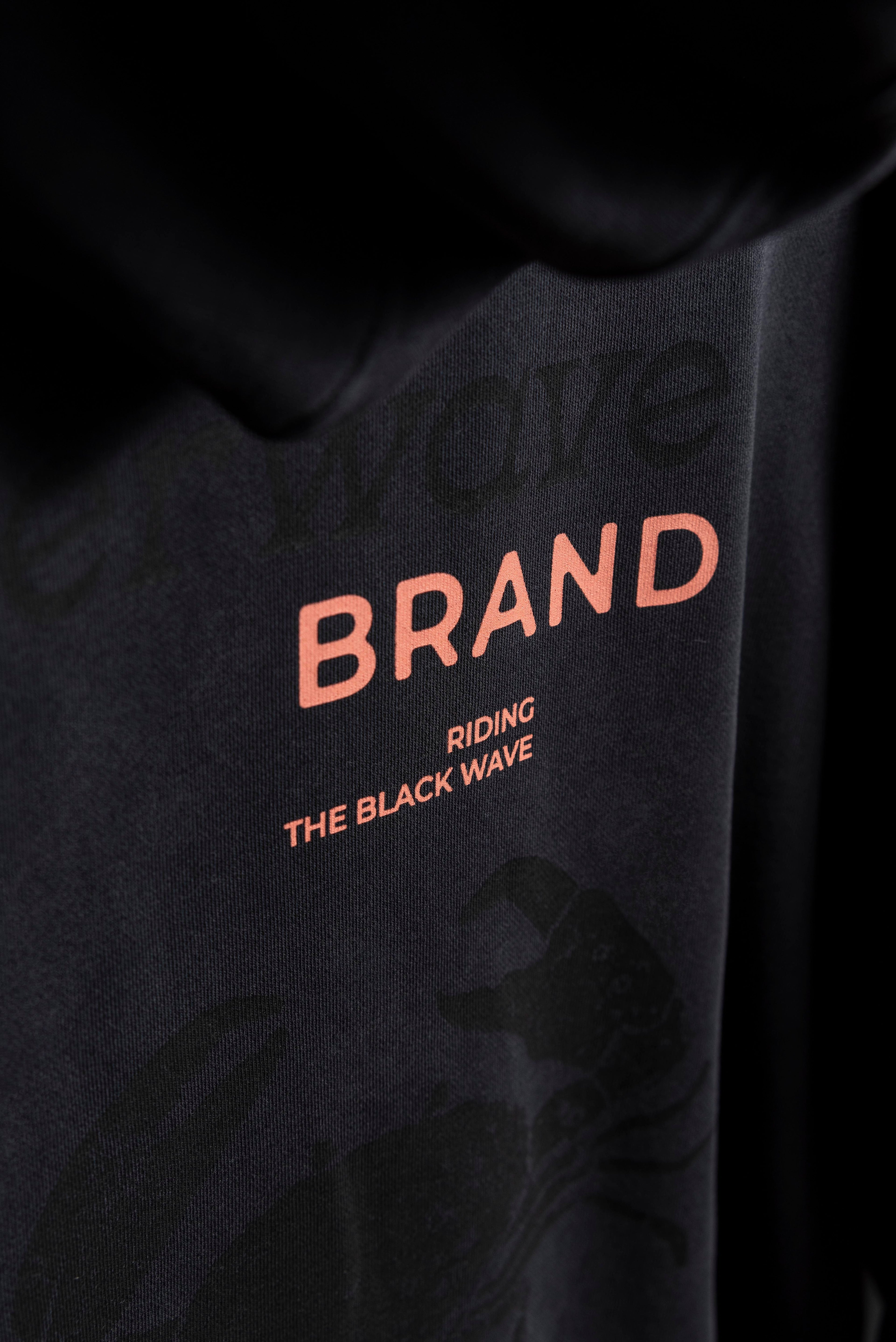 Hoodie Cangrejo Black Washed