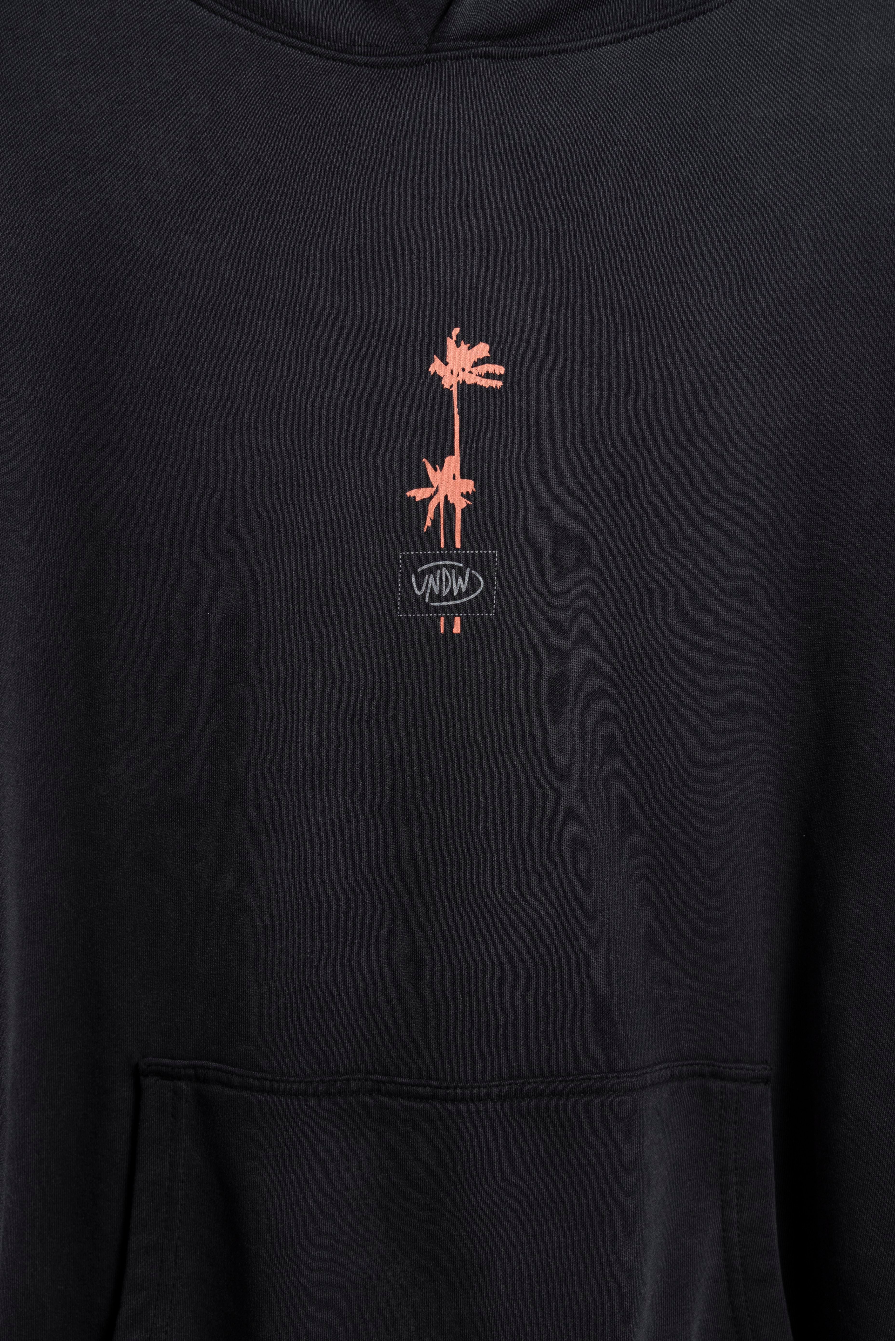 Hoodie Cangrejo Black Washed