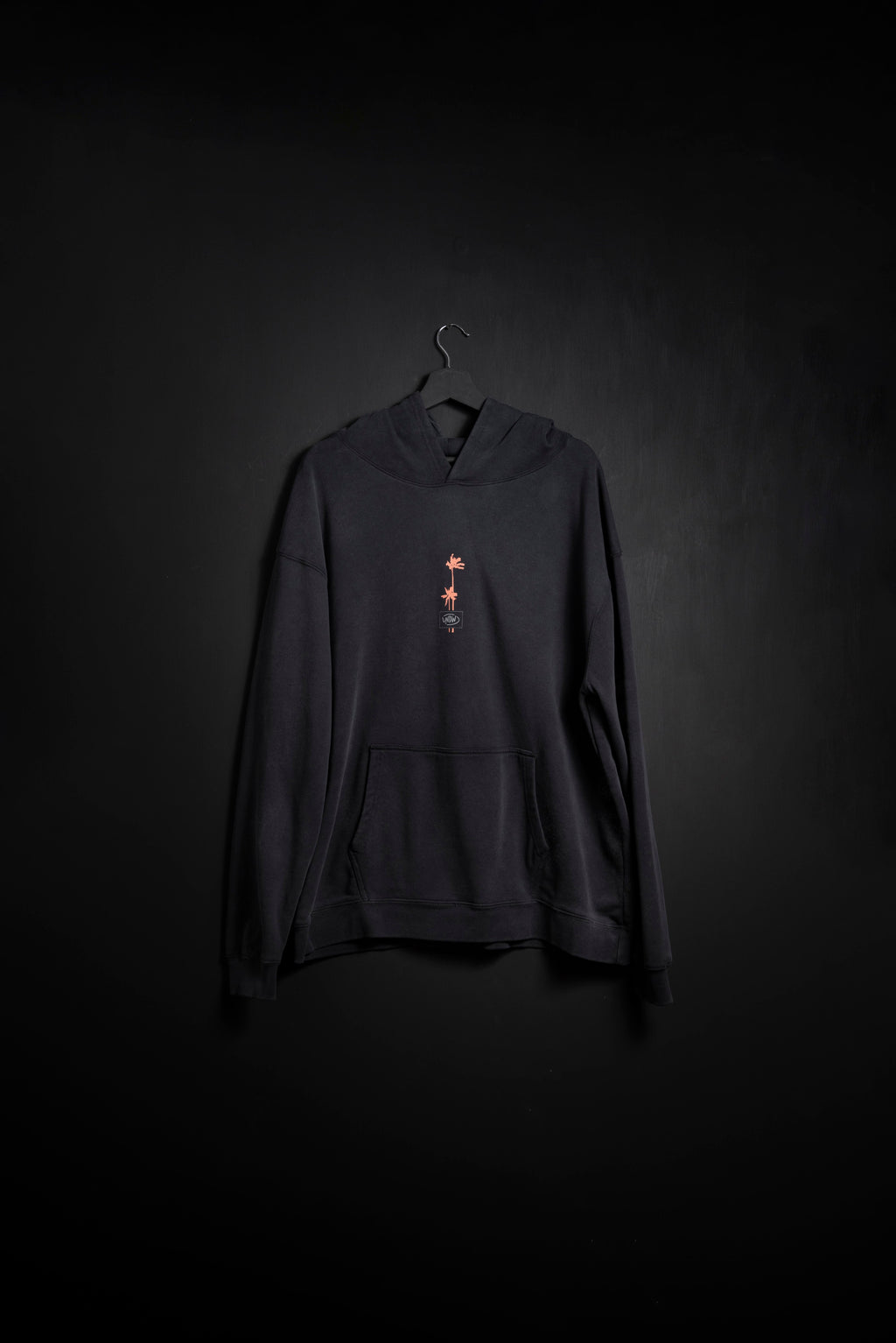Hoodie Cangrejo Black Washed