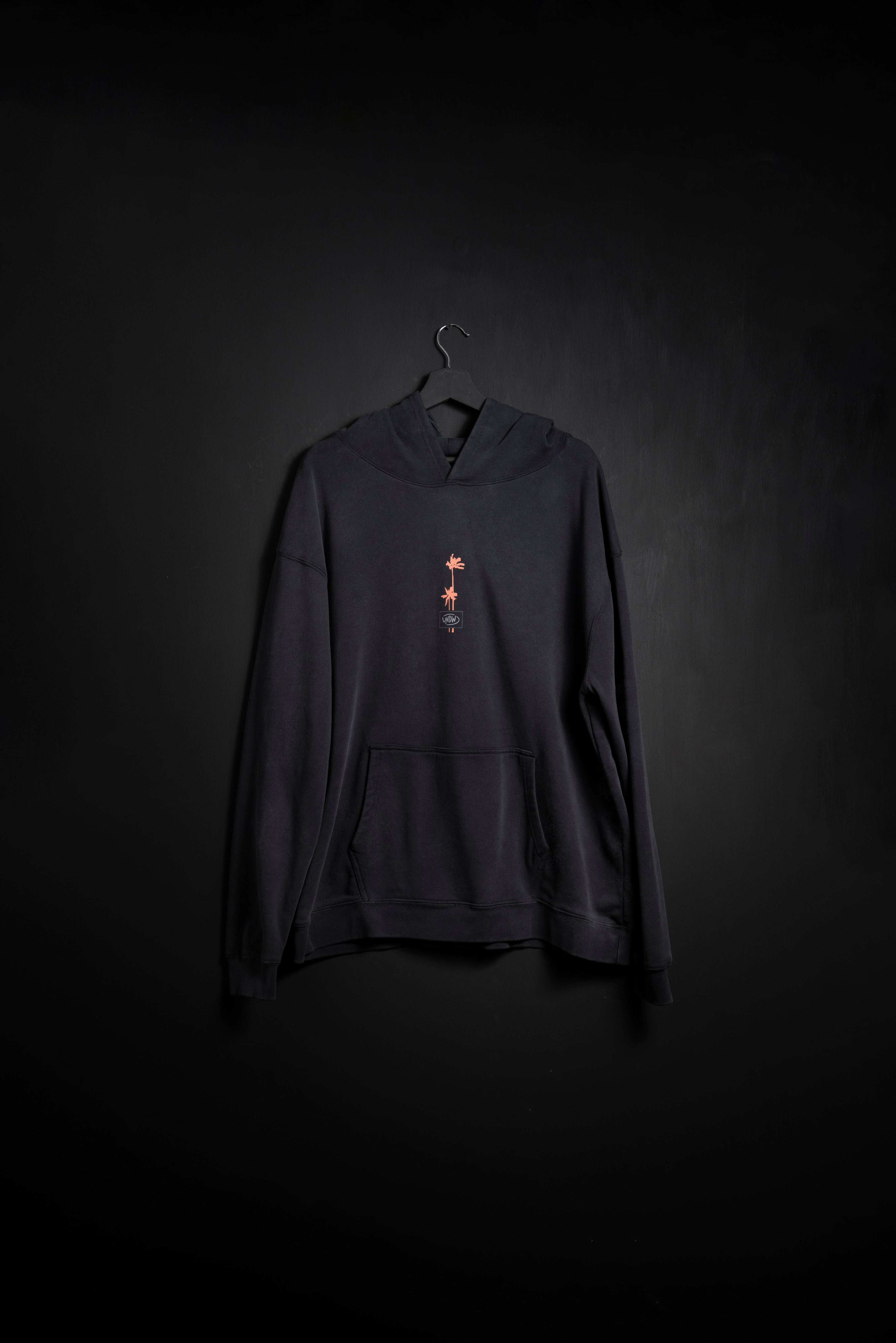 Hoodie Cangrejo Black Washed