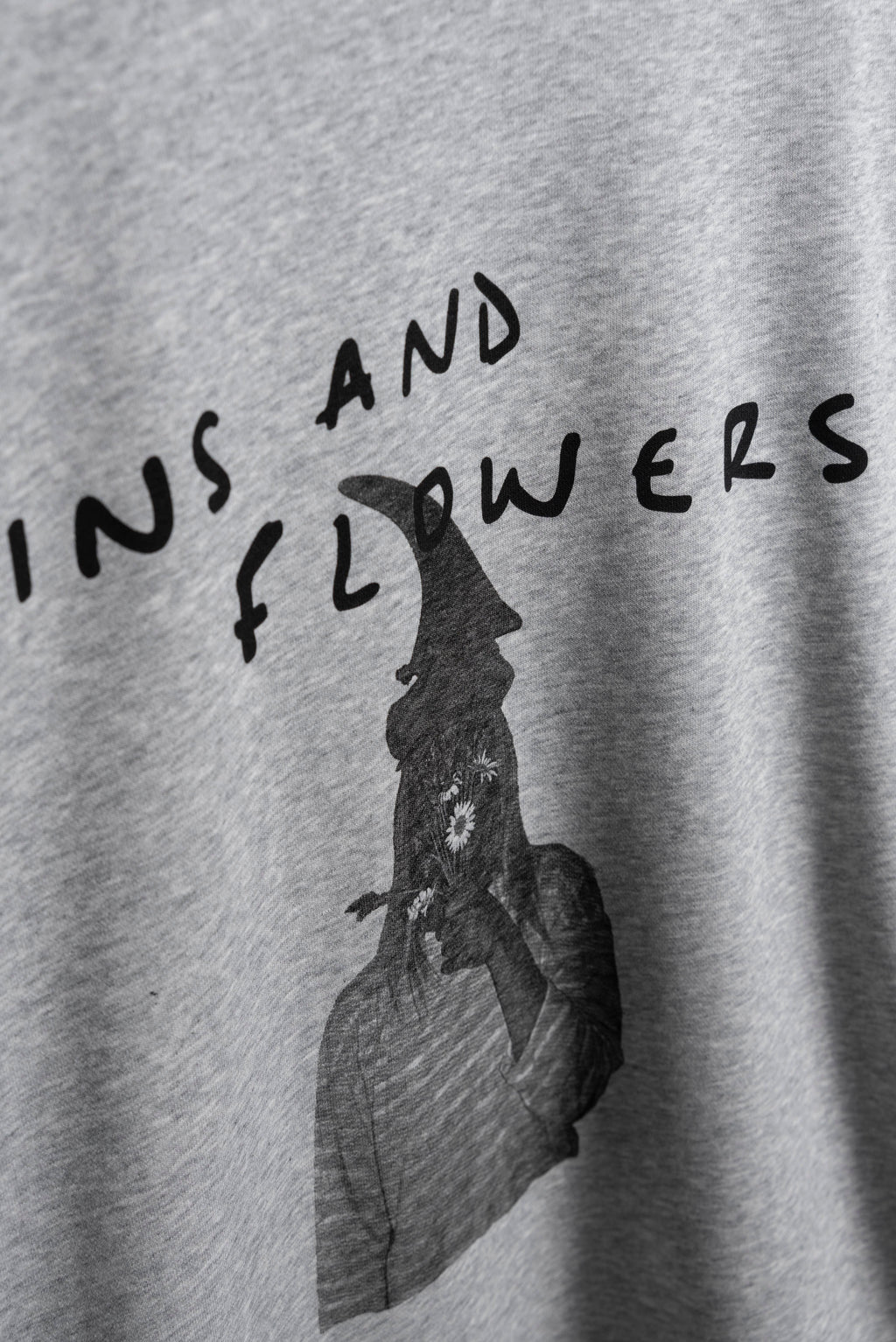 Crew Flowers Gris Melange new