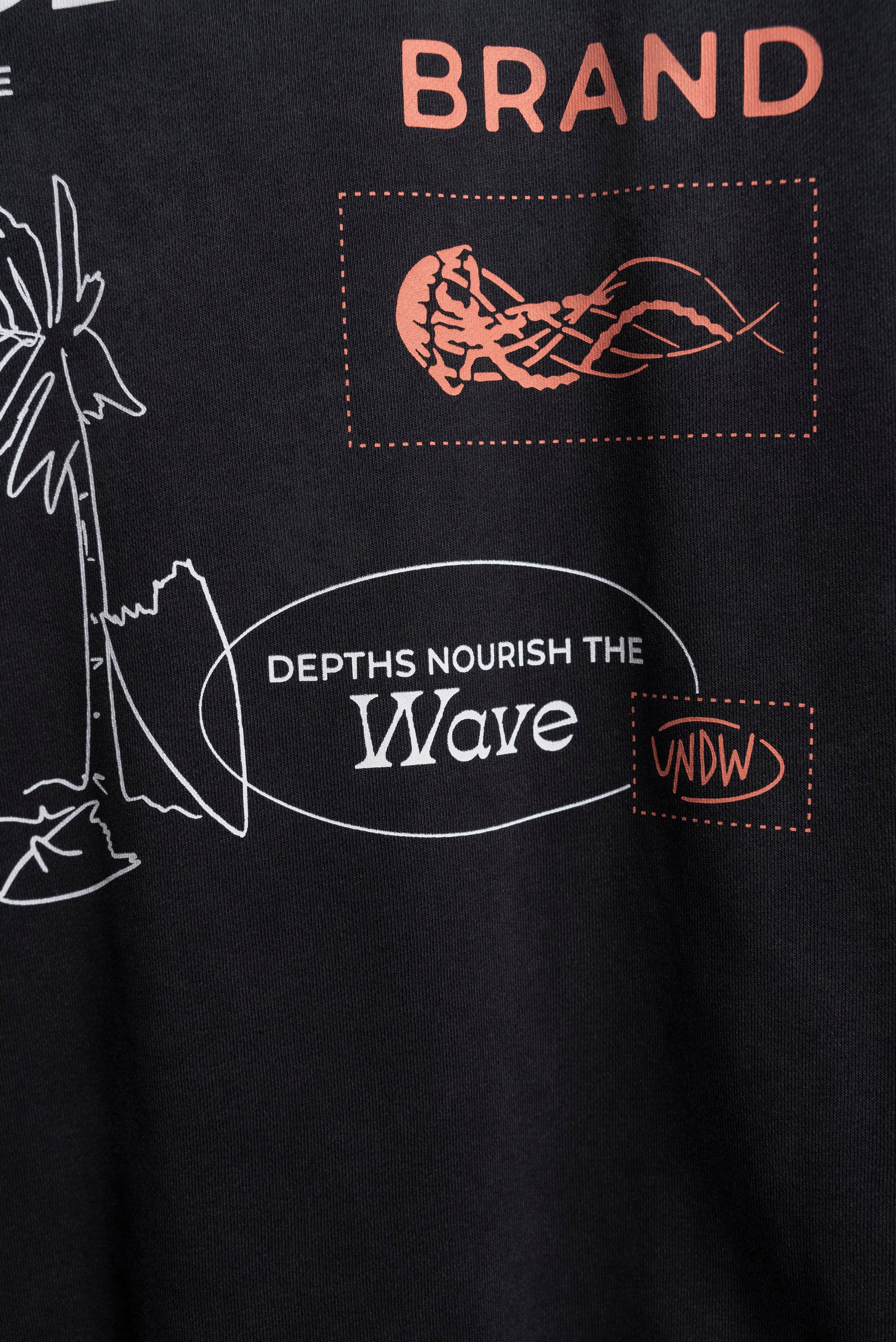 Crew Caleta Black Washed