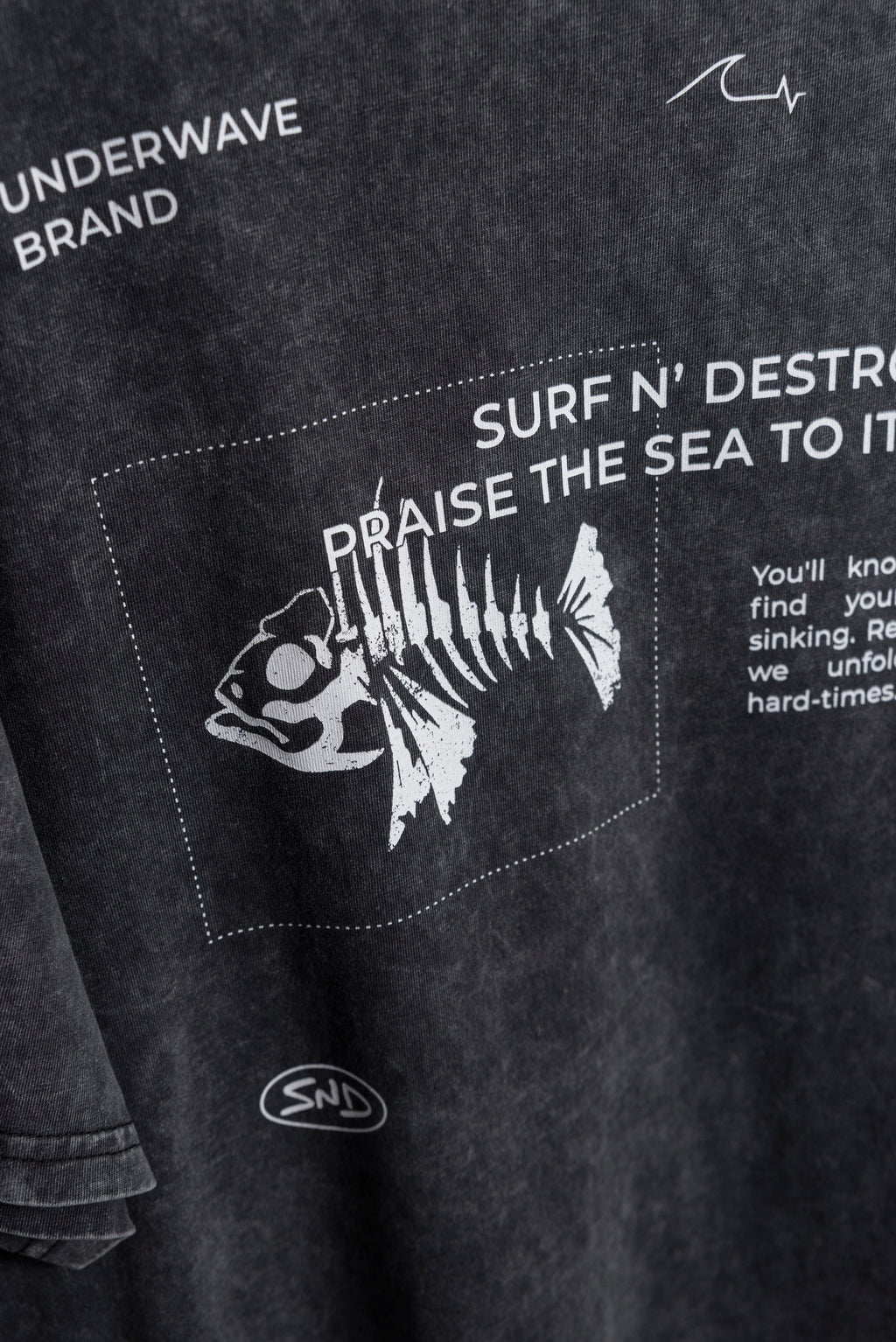 Remera Oversize Pez Black Washed NEW
