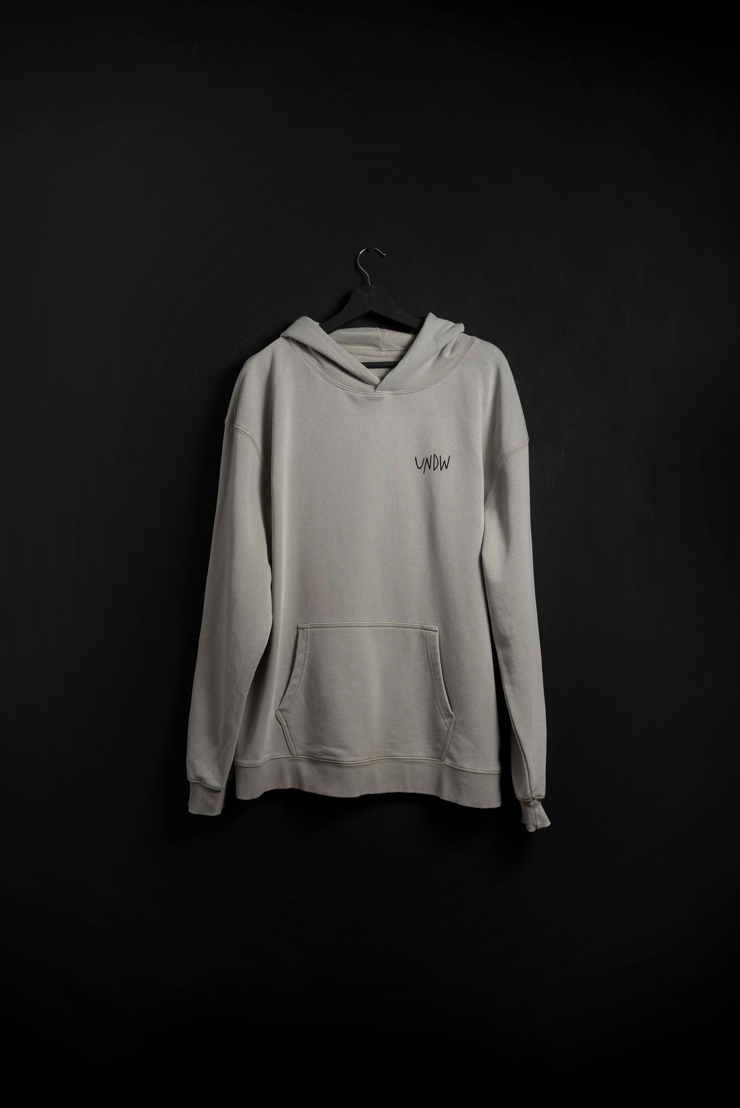 Hoodie Khaki Washed Alamos