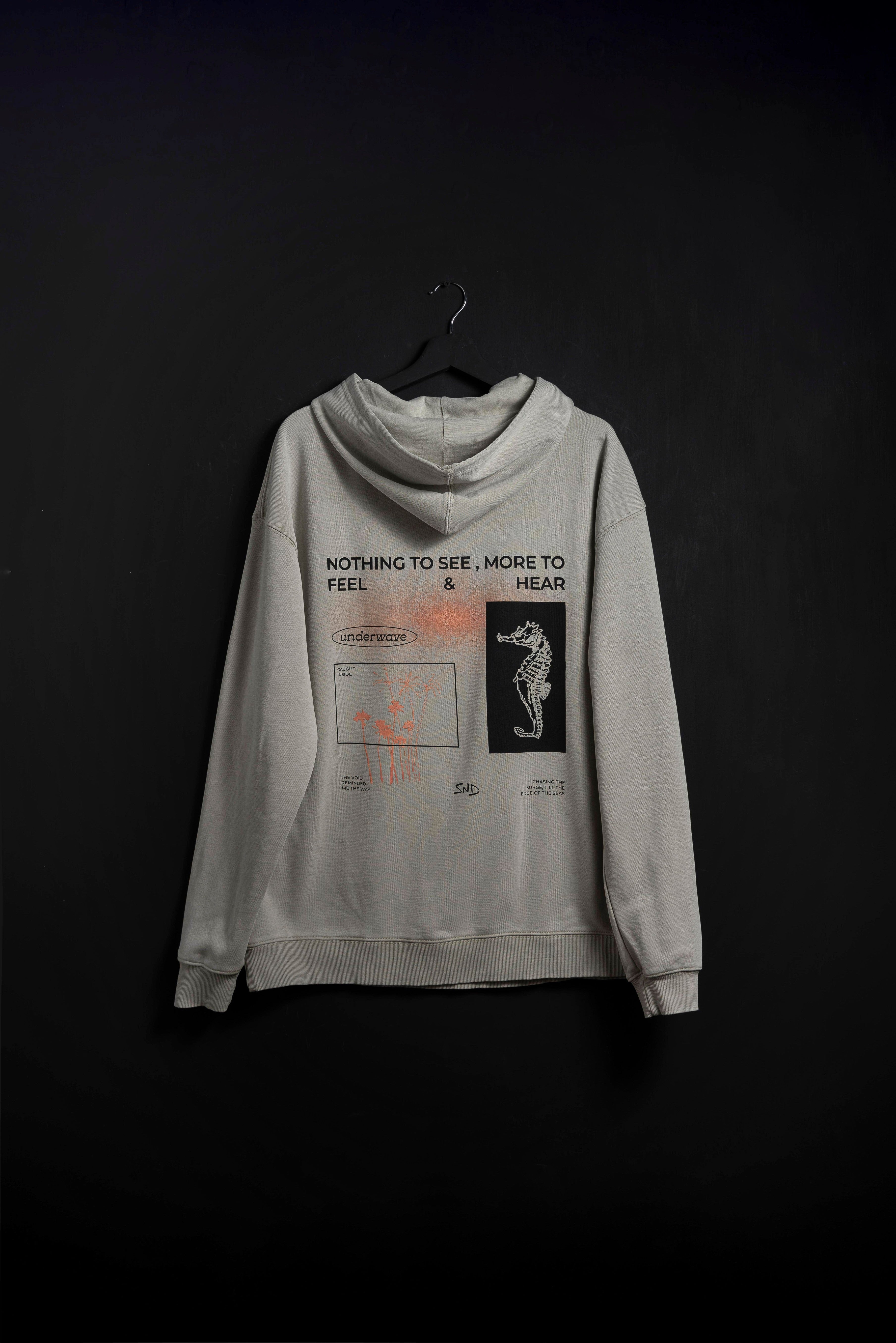Hoodie Khaki Washed Alamos