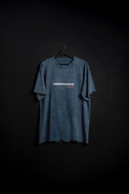 Remera Oversize Union Azul Washed new