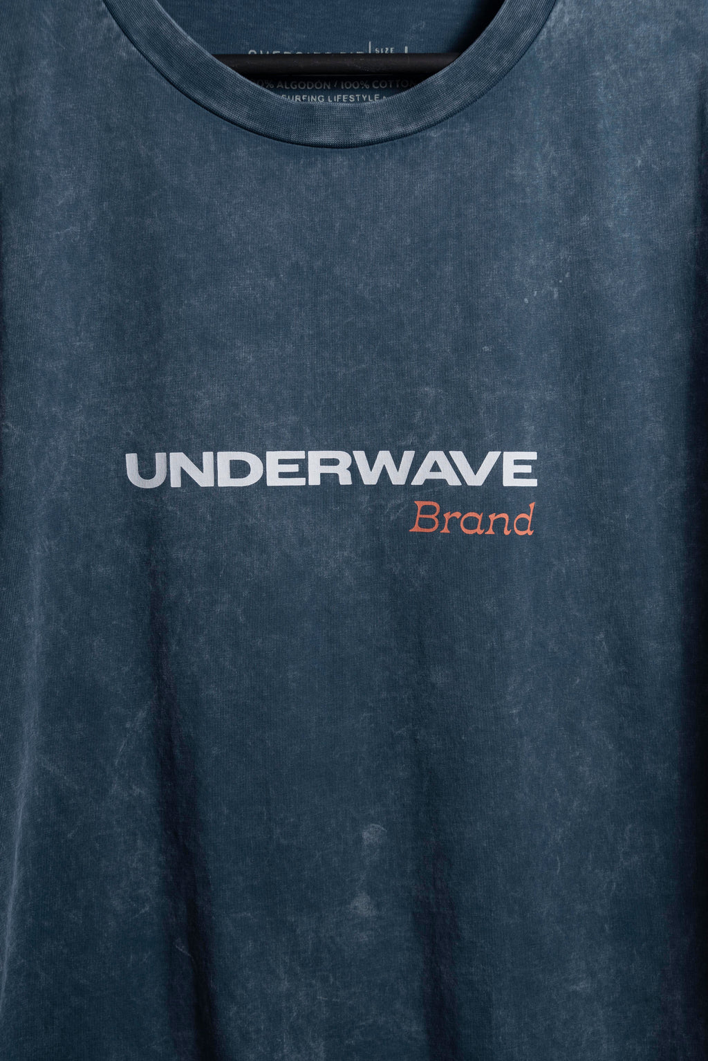 Remera Oversize Union Azul Washed new