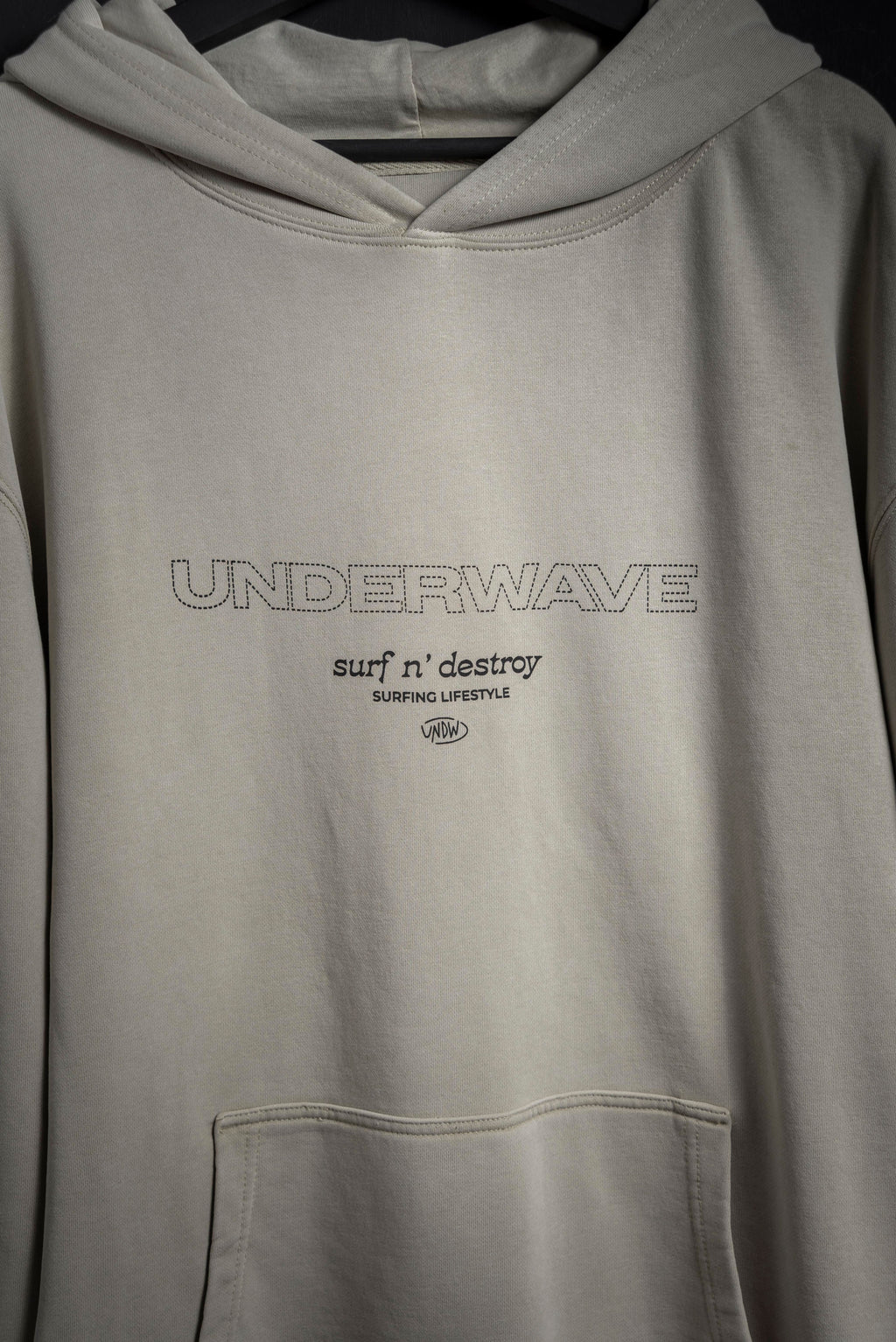 Hoodie Khaki Washed Caleta new