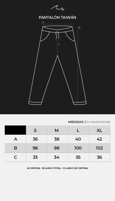 Pantalón Taiwan Negro new