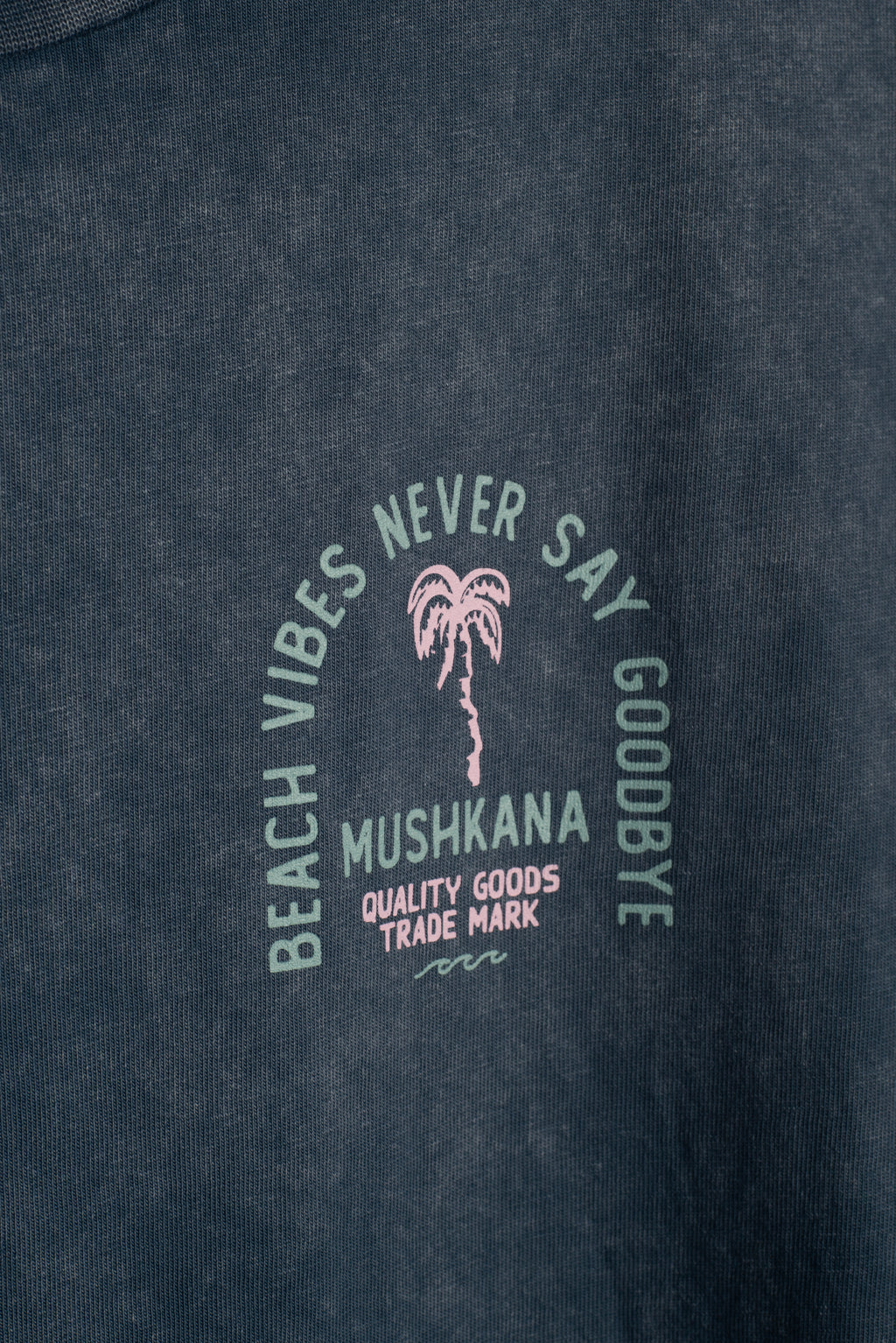 Remera Beach Vibes Oversize Blue ss