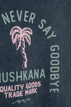Remera Beach Vibes Oversize Blue ss