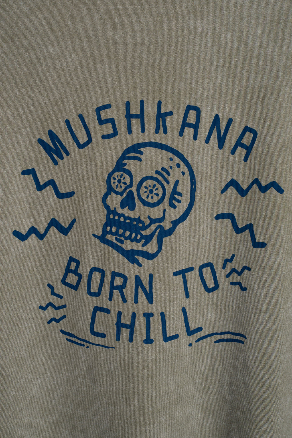 Remera Born2Chill Gris Oversize ss