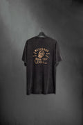 Remera Born2Chill Negra Lavada Oversized ss