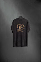 Remera Born2Chill Negra Lavada Oversized ss