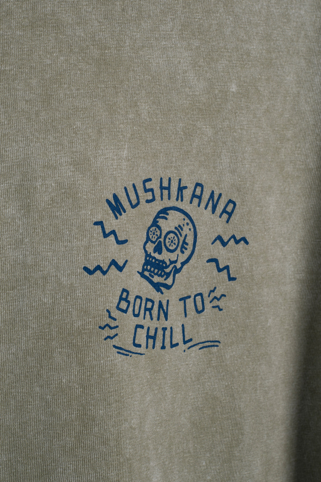 Remera Born2Chill Gris Oversize ss