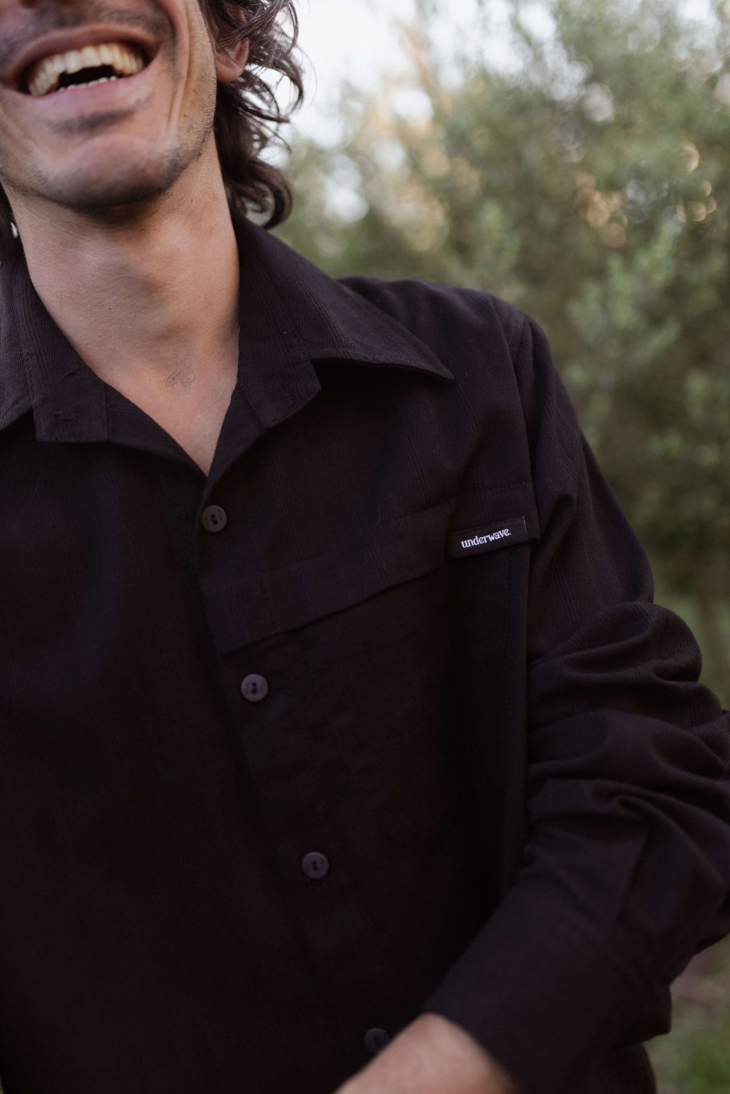 Camisa Manga Larga Drift Black