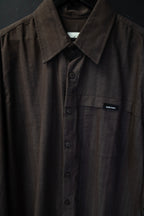 Camisa Manga Larga Checked Brown