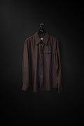 Camisa Manga Larga Checked Brown