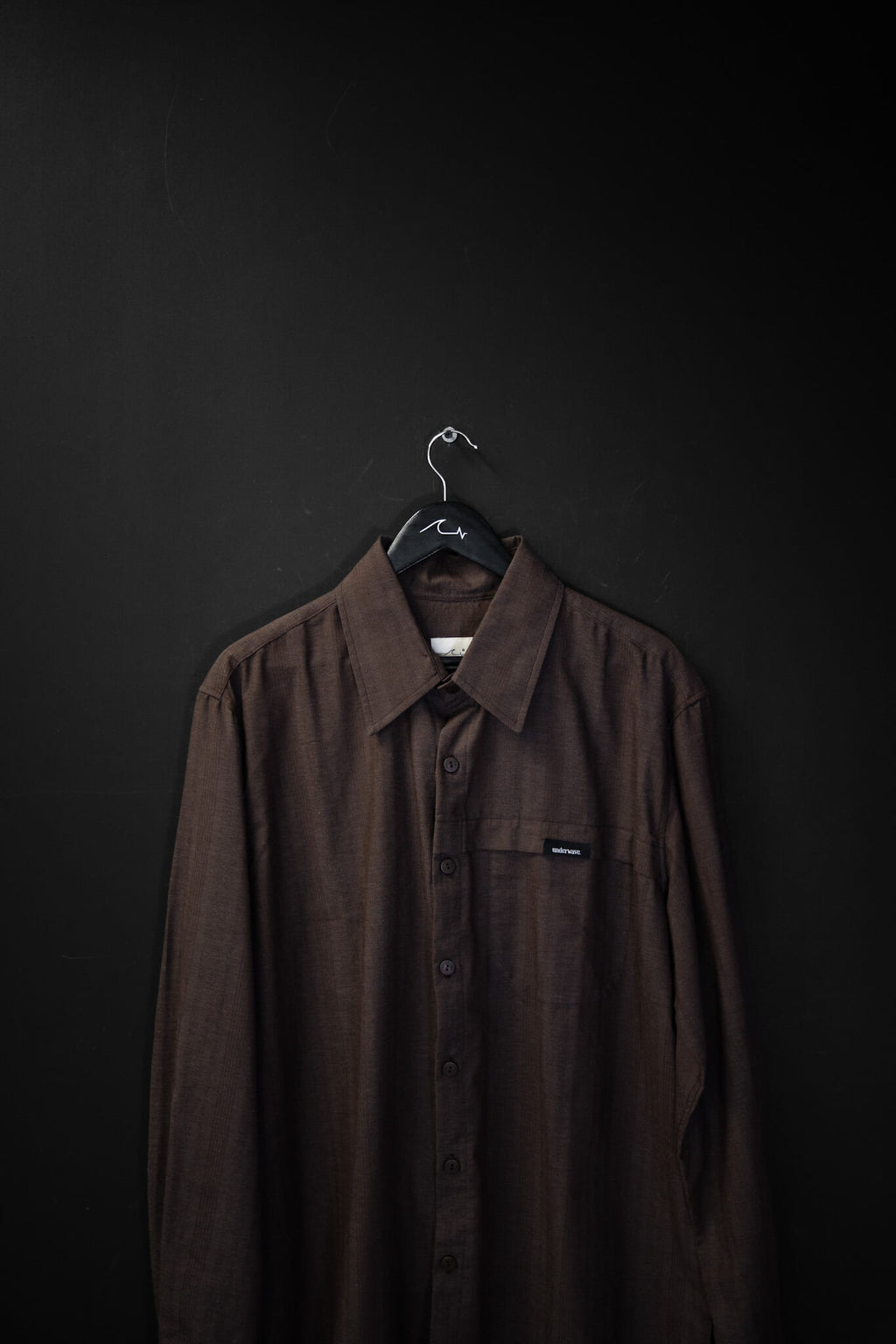 Camisa Manga Larga Checked Brown