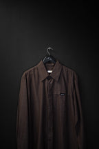 Camisa Manga Larga Checked Brown
