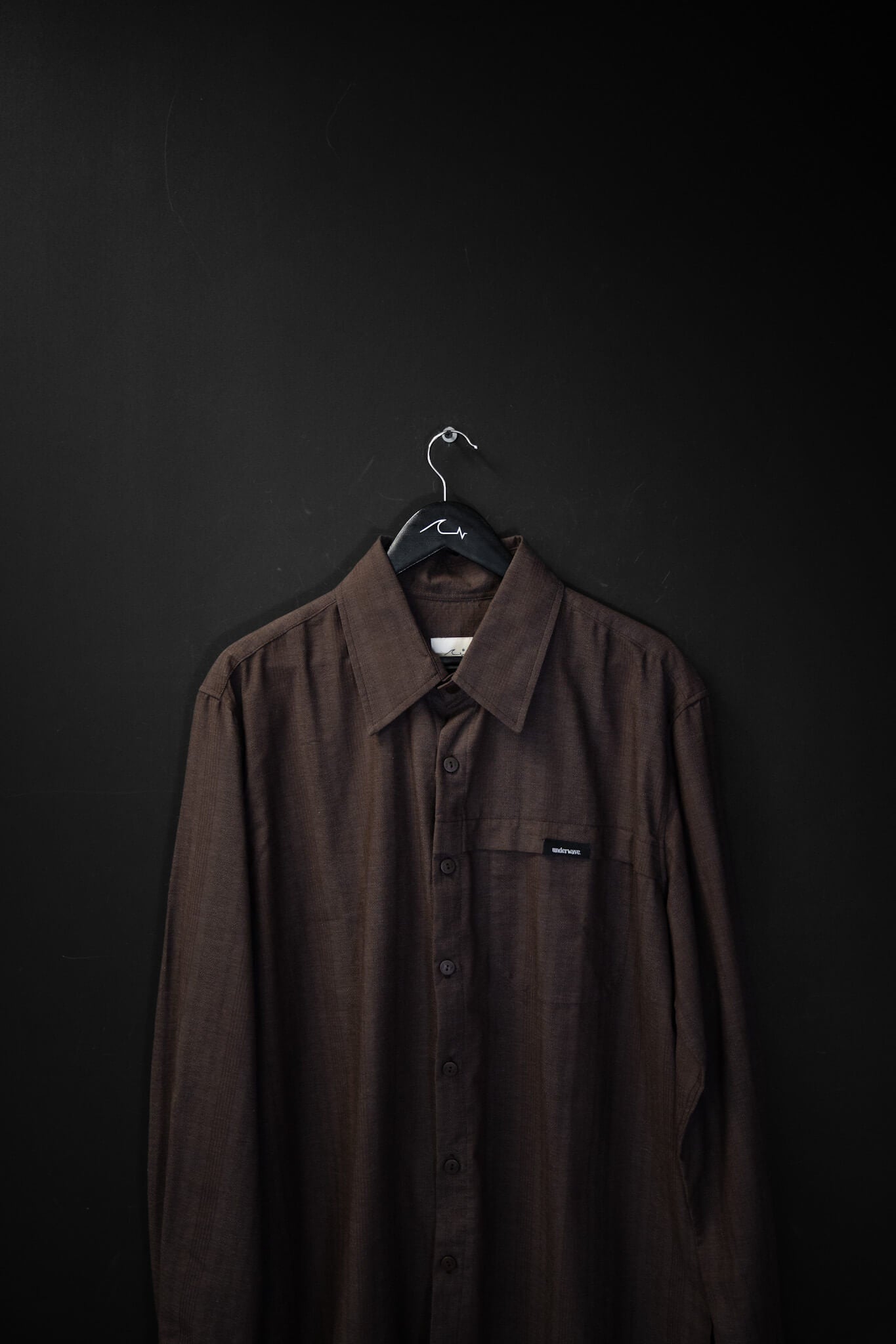Camisa Manga Larga Checked Brown