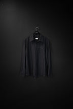 Camisa Manga Larga Gingham Gris Topo