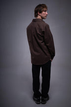 Camisa Manga Larga Checked Brown