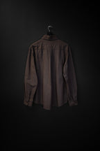 Camisa Manga Larga Checked Brown