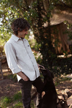 Camisa Manga Larga Tissu Grey