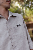 Camisa Manga Larga Tissu Grey