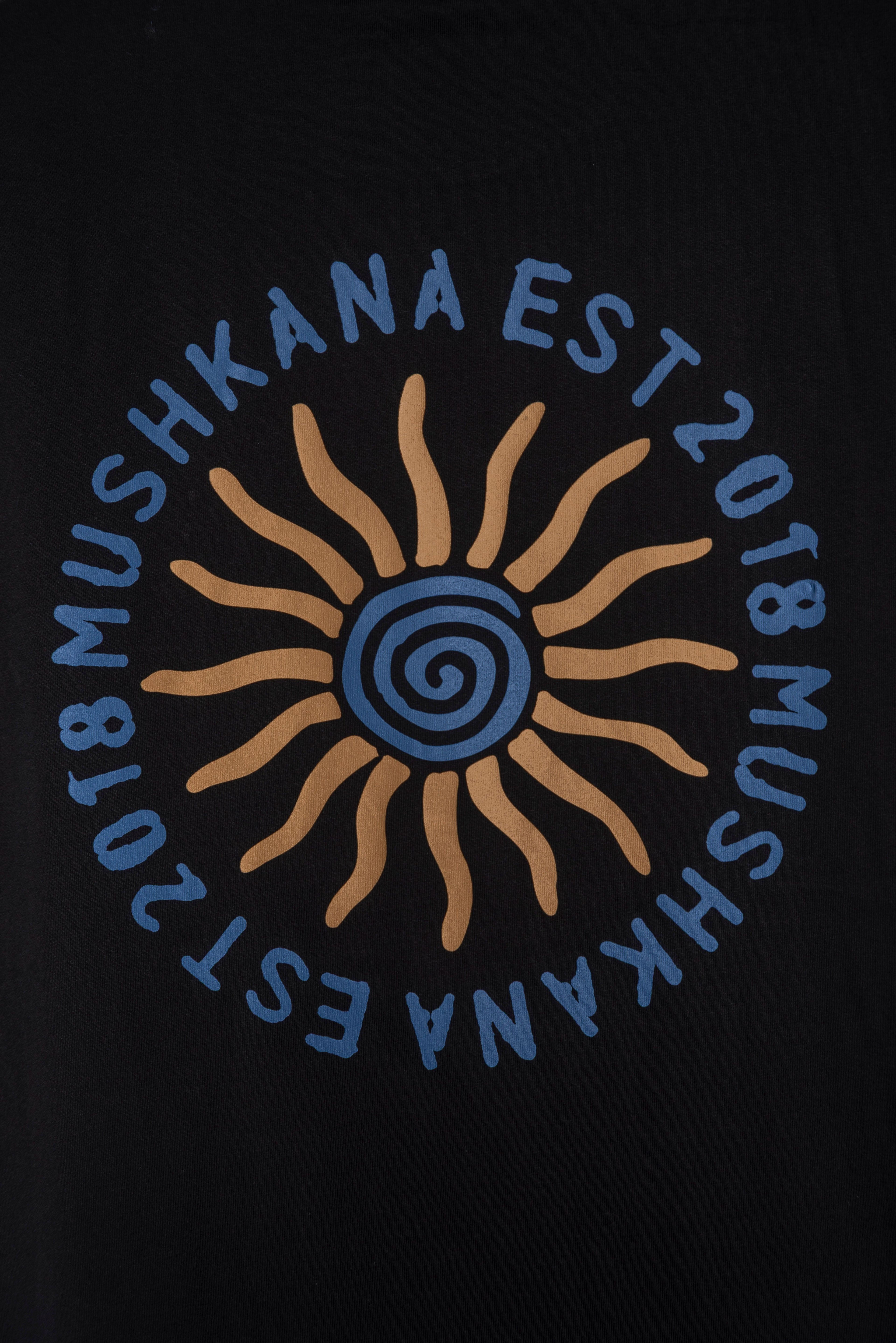 Remera Over Black Sunny Sun ss
