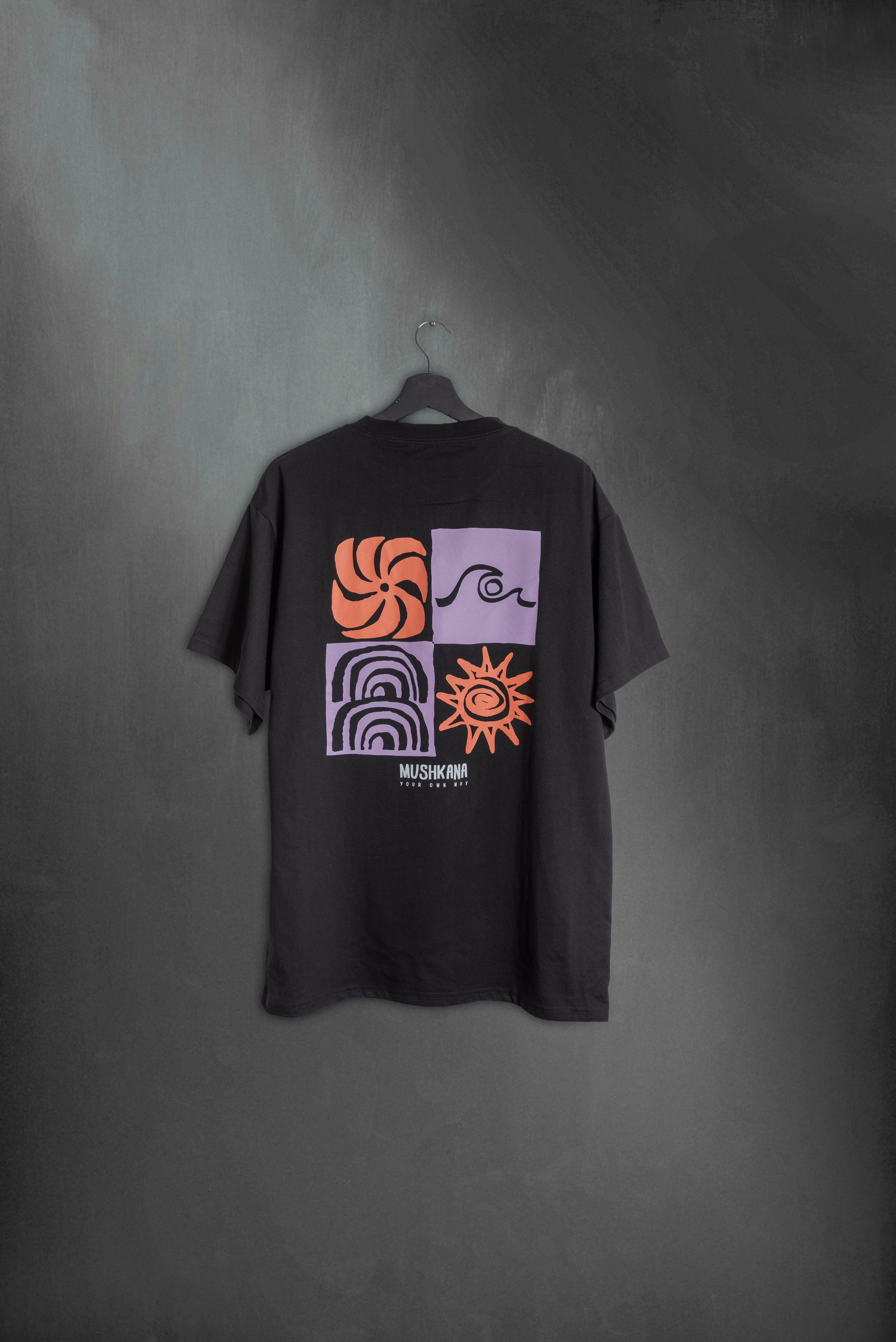 Remera Over Black Summer SS