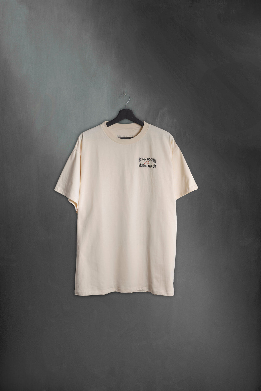 Remera Over Vainilla Hand to chill ss