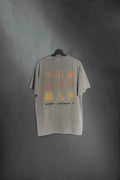 Remera Oversize Grey Washed Peace SS