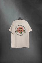 Remera Vainilla Oversize Flower SS