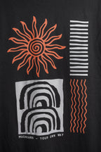 Remera Classic Fit Black Sun ss