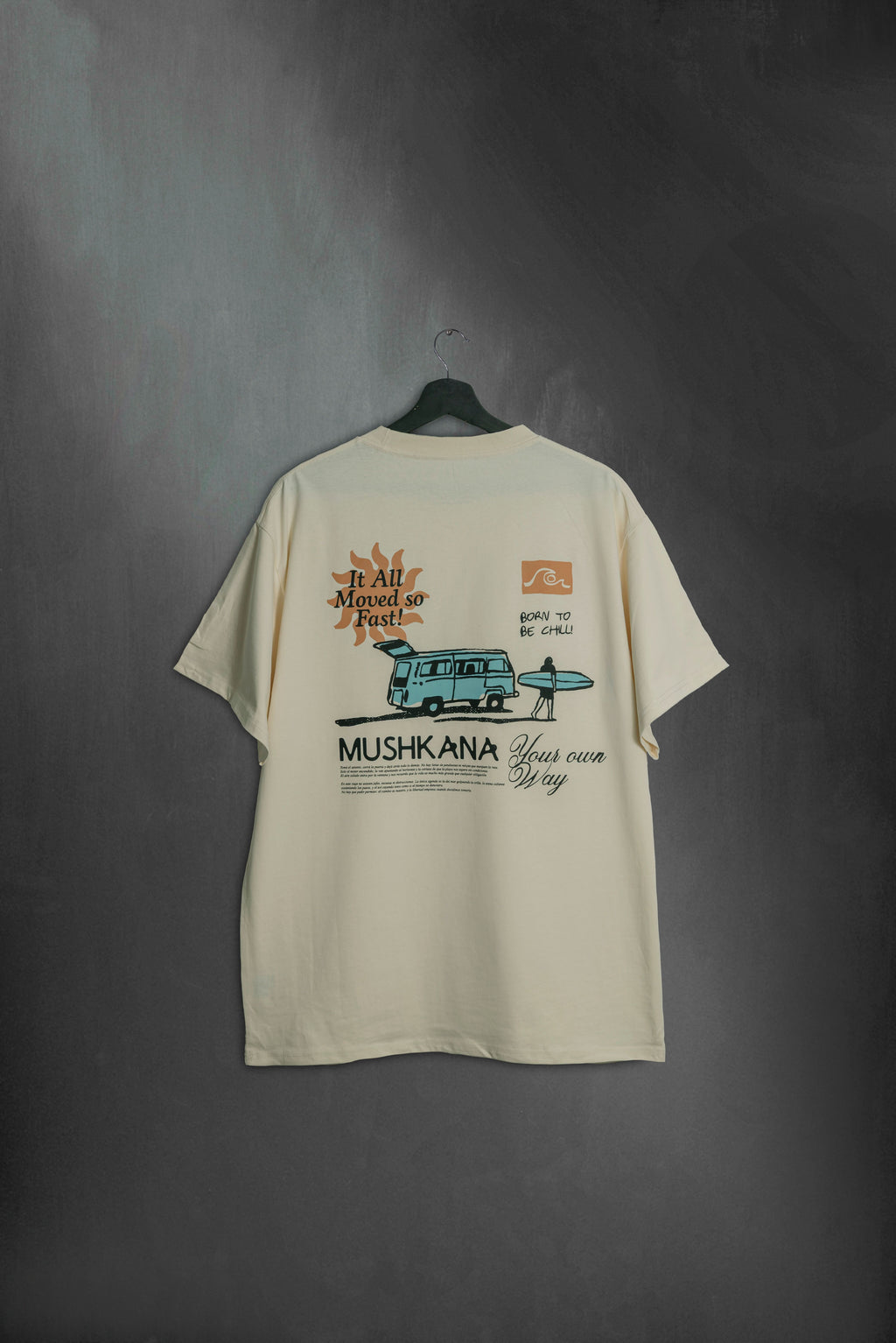Remera Oversize Vainilla Combi SS